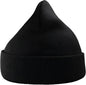 Atlantis Headwear WIND Sustainable 12’’ Cuffed Beanie Black Black / One Size Fits Most