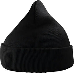 Atlantis Headwear WIND Sustainable 12’’ Cuffed Beanie Black Black / One Size Fits Most