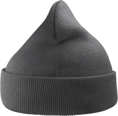 Atlantis Headwear WIND Sustainable 12’’ Cuffed Beanie - Dark Gray - Dark Gray / One Size Fits Most