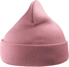 Atlantis Headwear WIND Sustainable 12’’ Cuffed Beanie - Pink - Pink / One Size Fits Most