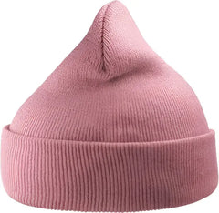 Atlantis Headwear WIND Sustainable 12’’ Cuffed Beanie - Pink - Pink / One Size Fits Most