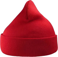 Atlantis Headwear WIND Sustainable 12’’ Cuffed Beanie - Red - Red / One Size Fits Most