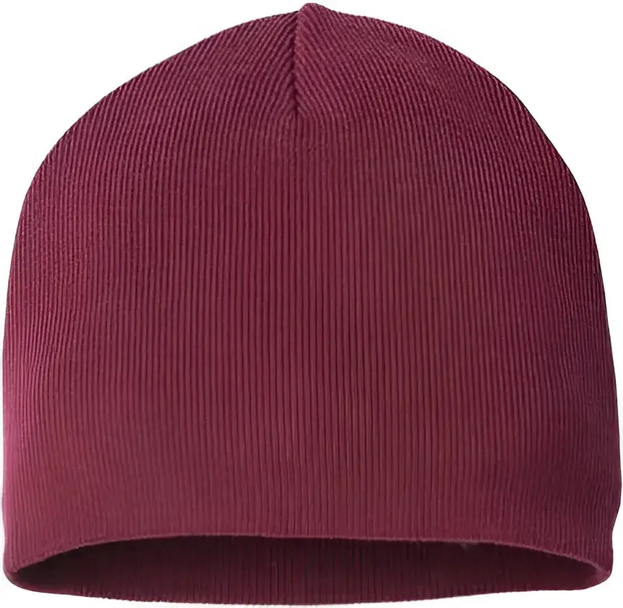 Atlantis Headwear YALA Sustainable Beanie - Burgundy - Maroon / One Size Fits Most