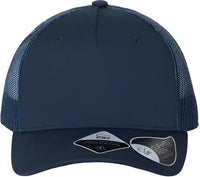 Atlantis Headwear ZION Sustainable Five-Panel Trucker Cap - Navy Navy - Navy / One Size Fits Most