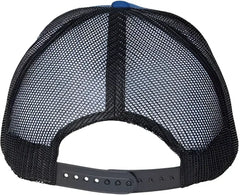 Atlantis Headwear ZION Sustainable Five-Panel Trucker Cap - Royal Black - Royal Black / One Size Fits Most