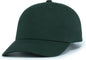 Augusta 6115 Low-Pro Unstructured Snapback Cap - Dark Green - Dark Green / One Size Fits Most