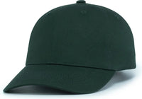 Augusta 6115 Low-Pro Unstructured Snapback Cap - Dark Green - Dark Green / One Size Fits Most