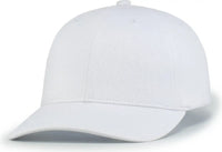 Augusta 6115 Low-Pro Unstructured Snapback Cap - White - White / One Size Fits Most