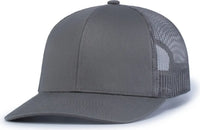 Augusta 6116 Youth 6-Pnl Trucker Snapback Cap - Graphite - Graphite / Youth