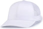 Augusta 6116 Youth 6-Pnl Trucker Snapback Cap - White - White / Youth