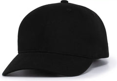 Augusta 6117 Youth Low-Pro Unstrcturd Snapback Cap - Black - Black / Youth