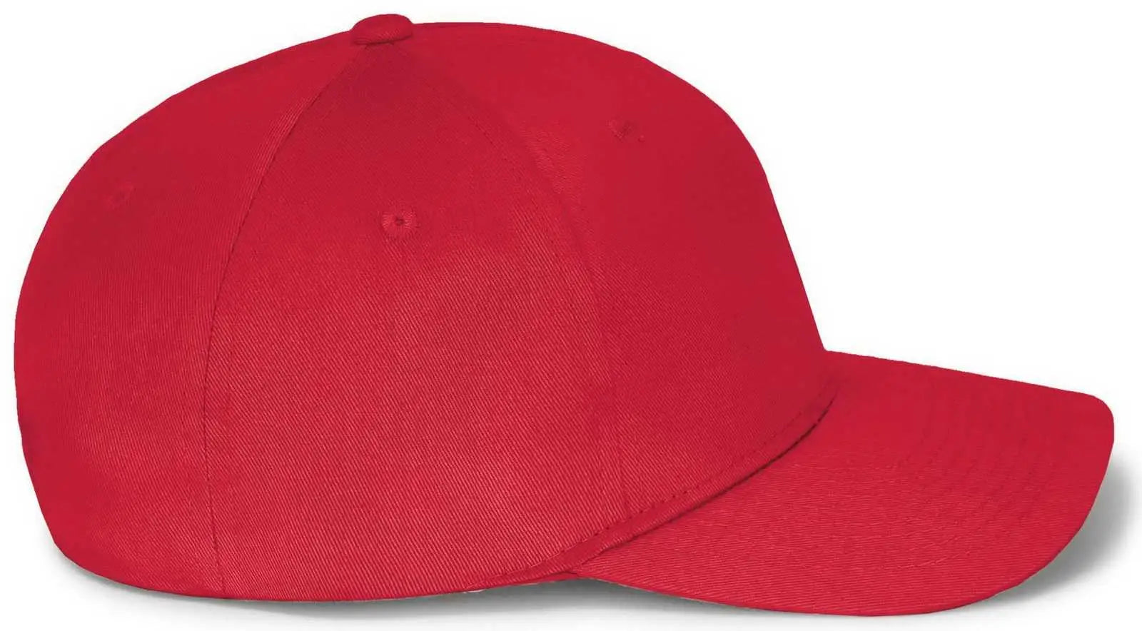 Augusta 6204 Six-Panel Cotton Twill Low-Profile Cap - Red - Red / One Size Fits Most