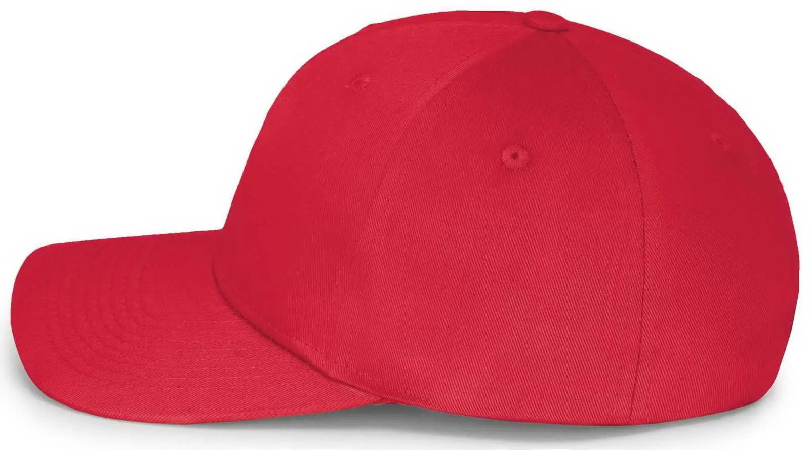 Augusta 6204 Six-Panel Cotton Twill Low-Profile Cap - Red - Red / One Size Fits Most