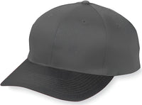 Augusta 6206 Six-Panel Cotton Twill Low-Profile Cap - Black - Black / One Size Fits Most