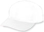 Augusta 6206 Six-Panel Cotton Twill Low-Profile Cap - White - White / One Size Fits Most