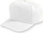 Augusta 6207 Five Panel Cotton Twill Cap Youth White White / One Size Fits Most