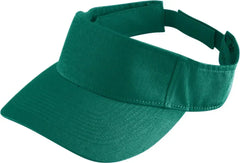 Augusta 6225 Sport Twill Visor - Dark Green - Dark Green / One Size Fits Most