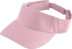 Augusta 6225 Sport Twill Visor - Light Pink - Light Pink / One Size Fits Most
