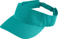 Augusta 6225 Sport Twill Visor - Teal - Teal / One Size Fits Most
