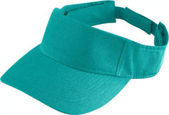 Augusta 6225 Sport Twill Visor - Teal - Teal / One Size Fits Most