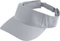 Augusta 6226 Youth Sport Twill Visor - Silver Gray - Silver Gray / Youth OS