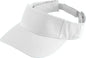 Augusta 6226 Youth Sport Twill Visor - White - White / Youth OS
