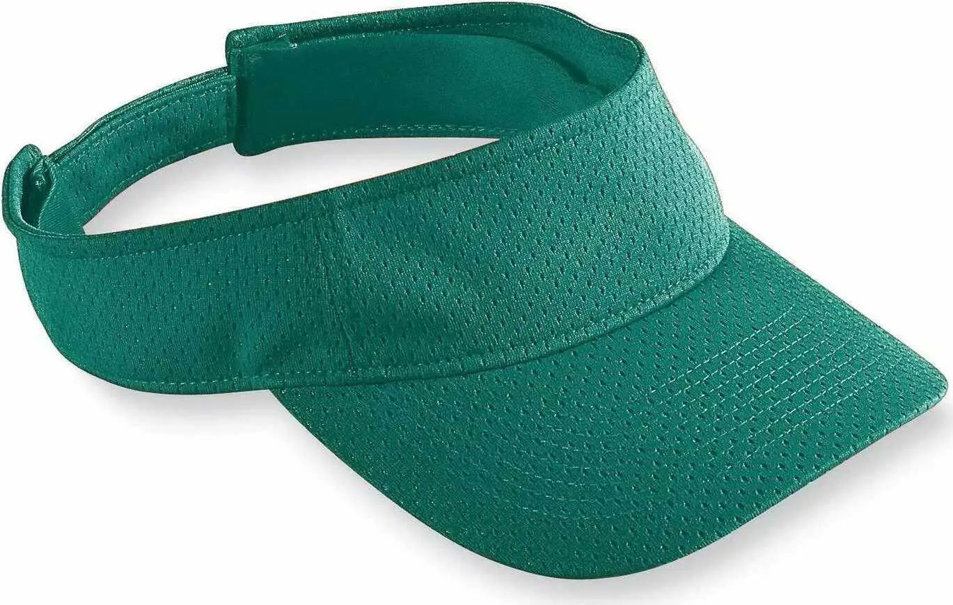 Augusta 6227 Athletic Mesh Visor Dark Green Forest / One Size Fits Most