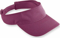 Augusta 6227 Athletic Mesh Visor Maroon Maroon / One Size Fits Most