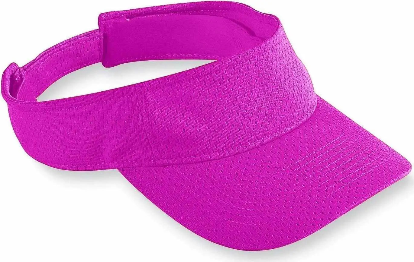 Augusta 6227 Athletic Mesh Visor Power Pink Pink / One Size Fits Most