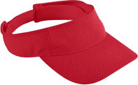 Augusta 6227 Athletic Mesh Visor - Red - Red / OS