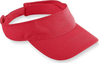 Augusta 6227 Athletic Mesh Visor Red Red / One Size Fits Most