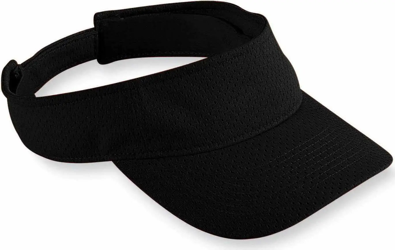 Augusta 6228 Athletic Mesh Visor Youth Black Black / One Size Fits Most