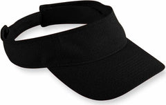 Augusta 6228 Athletic Mesh Visor Youth Black Black / One Size Fits Most
