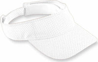 Augusta 6228 Athletic Mesh Visor Youth White White / One Size Fits Most