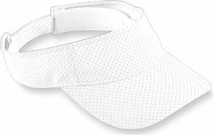 Augusta 6228 Athletic Mesh Visor Youth White White / One Size Fits Most