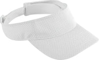 Augusta 6228 Youth Athletic Mesh Visor - White - White / Youth OS