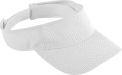 Augusta 6228 Youth Athletic Mesh Visor - White - White / Youth OS