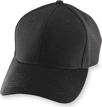 Augusta 6235 Athletic Mesh Cap - Black - Black / One Size Fits Most