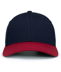 Augusta 6235 Athletic Mesh Cap - Navy Red - Navy Red / One Size Fits Most