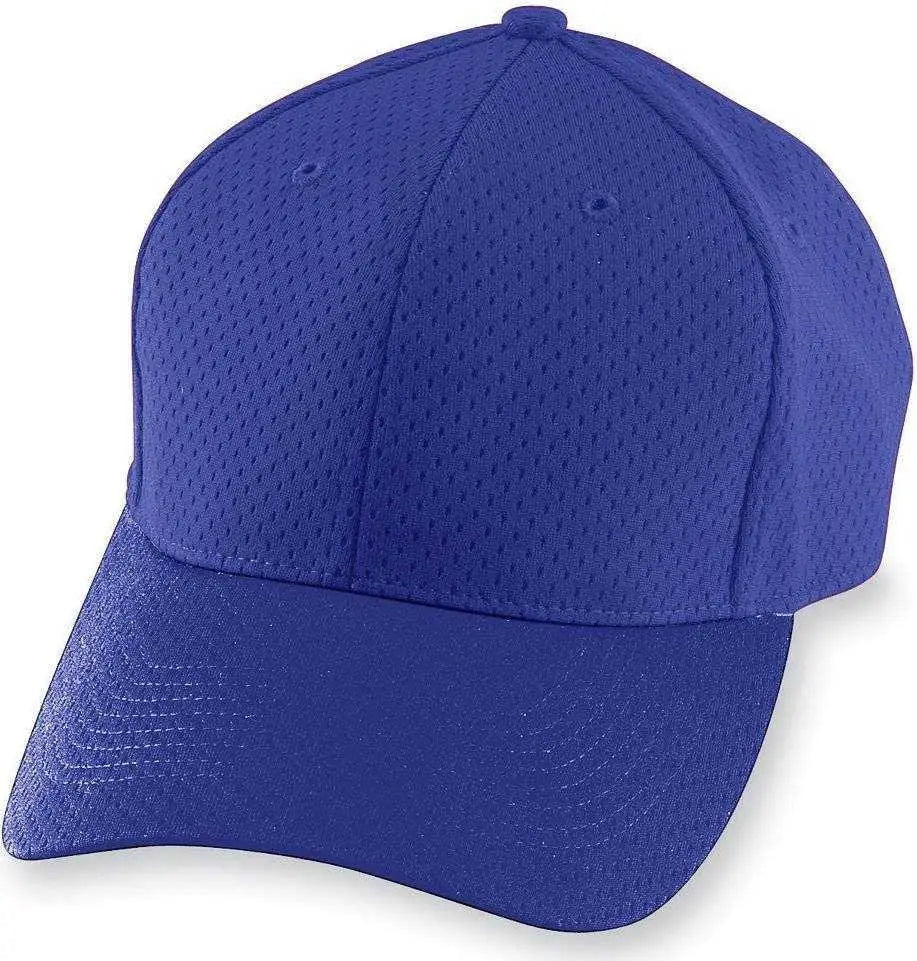 Augusta 6235 Athletic Mesh Cap Purple Purple / One Size Fits Most