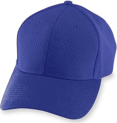 Augusta 6235 Athletic Mesh Cap Purple Purple / One Size Fits Most