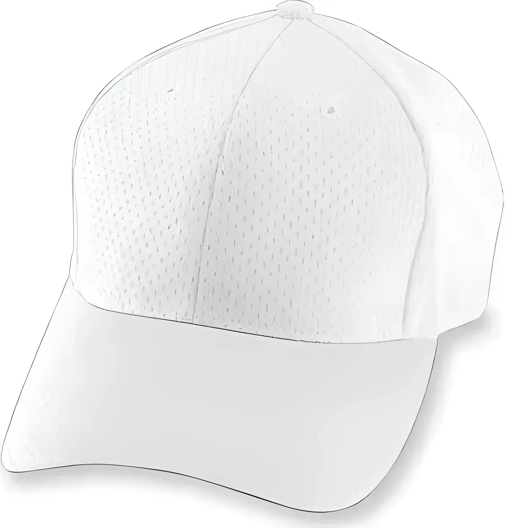 Augusta 6235 Athletic Mesh Cap White White / One Size Fits Most