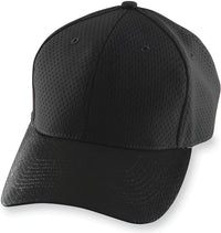 Augusta 6236 Athletic Mesh Cap - Black - Black / One Size Fits Most