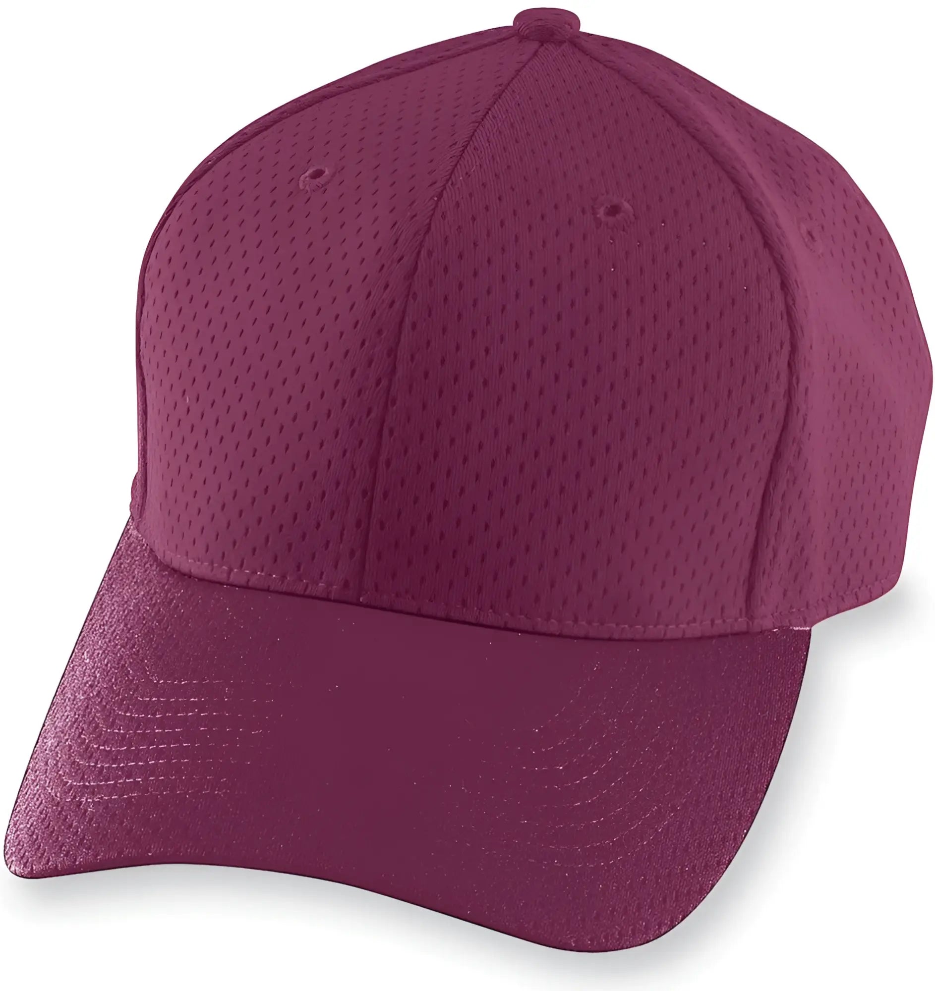 Augusta 6236 Athletic Mesh Cap - Maroon - Maroon / One Size Fits Most