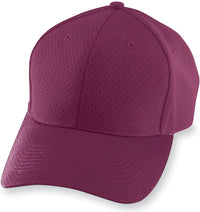 Augusta 6236 Athletic Mesh Cap - Maroon - Maroon / One Size Fits Most
