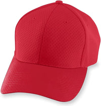 Augusta 6236 Athletic Mesh Cap - Red - Red / One Size Fits Most