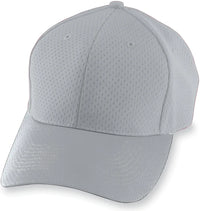 Augusta 6236 Athletic Mesh Cap - Silver Gray - Light Gray Gray / One Size Fits Most