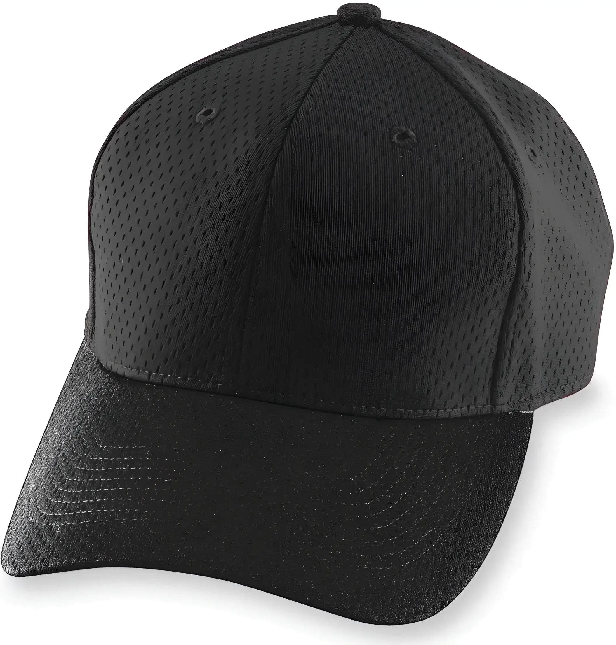 Augusta 6236 Athletic Mesh Cap Youth Black Black / One Size Fits Most