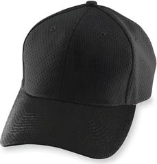 Augusta 6236 Athletic Mesh Cap Youth Black Black / One Size Fits Most