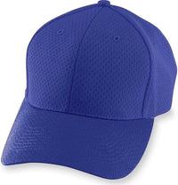 Augusta 6236 Athletic Mesh Cap - Youth - Purple - Purple / One Size Fits Most